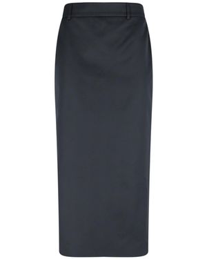 Frankie Shop Midi Skirt "Alrose" - Blue