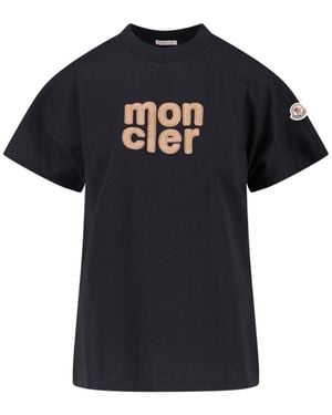 Moncler Logo T-Shirt - Black