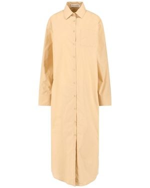 Frankie Shop 'Helena' Chemisier Dress - Natural