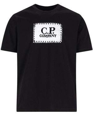 C.P. Company Logo T-Shirt - Black