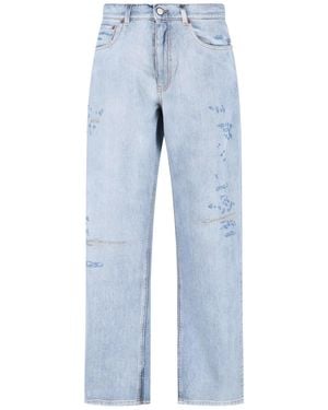 MM6 by Maison Margiela Straight Jeans - Blue