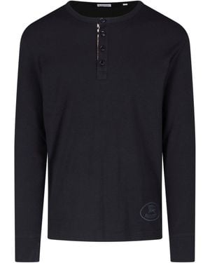 Burberry T-Shirt Logo - Blue