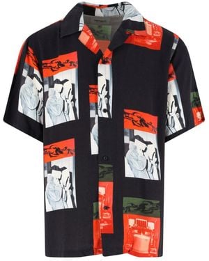 Carhartt Printed Camp Shirt - Red