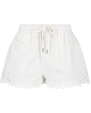 Isabel Marant Straight-Leg Pants With Tailored Fit - White