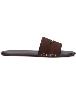 JW Anderson "Loafer" Slides - Brown