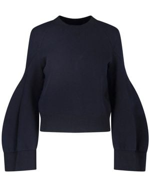Sacai Balloon Sleeve Sweatshirt - Blue