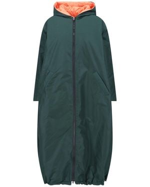 Cape 'Middle Bossa' Maxi Coat - Green
