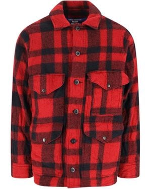 Junya Watanabe X Comme Des Garcons Giacca Camicia - Rosso