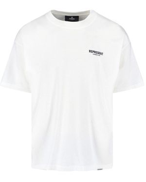 Represent Logo T-Shirt - White