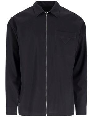Prada Zip Shirt - Blue