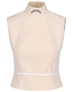 Moschino Top Cotton - White