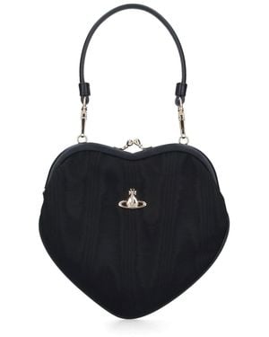 Vivienne Westwood Heart-Shaped Top Handle Bag - Black