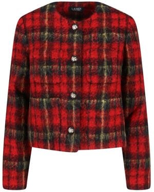 Ralph Lauren Tweed Jacket - Red