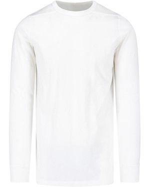Rick Owens Cotton T-Shirt - White
