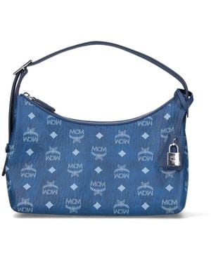 MCM Borsa A Mano "Arena Hobo" - Blu