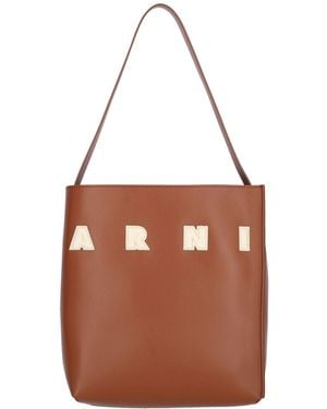 Marni Museo Small Hobo Bag - Brown