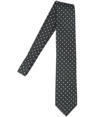 Tom Ford Ties Mulberry Silk - Black