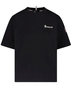 Moncler T-Shirt Logo - Black