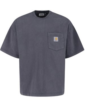 Carhartt 'S/S Hudson Pocket' T-Shirt - Blue