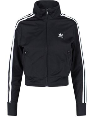 adidas Recycled Polyester & Cotton Sweatshirt - Black