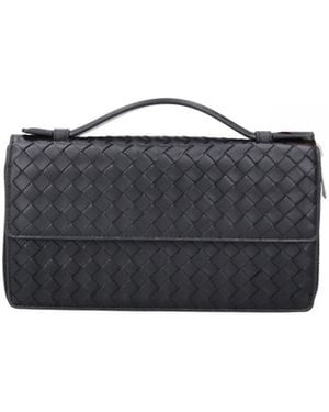 Bottega Veneta Lambskin Wallet - Black