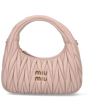 Miu Miu 'Wander' Hobo Bag - Pink