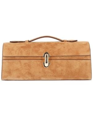 SAVETTE Pouch A Mano "Symmetry Slim" - Bianco