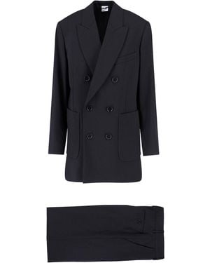 Aspesi Double-Breasted Suit - Black