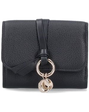 Chloé Wallets Calf Leather - Black