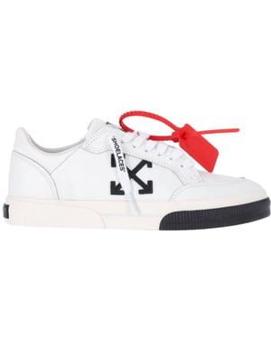 Off-White c/o Virgil Abloh Low-Top Leather Trainers - White