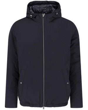 Herno Giacca Cappuccio "Resort" - Blu