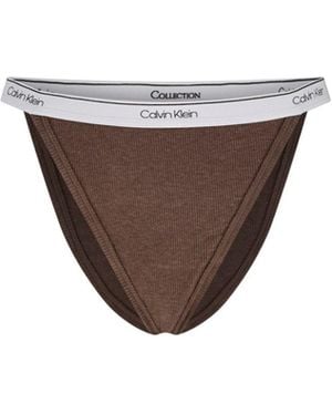 Calvin Klein Slip In Cotone - Grigio