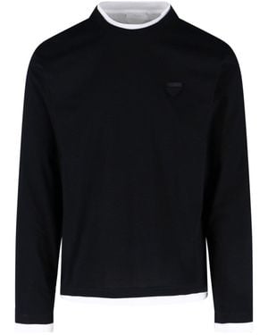 Prada Logo T-Shirt - Black