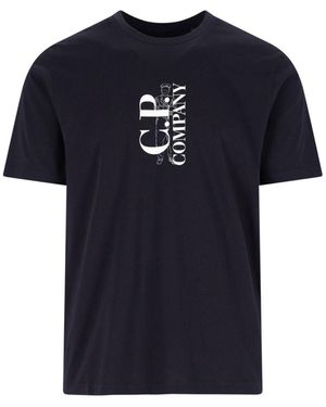 C.P. Company Logo T-Shirt - Blue