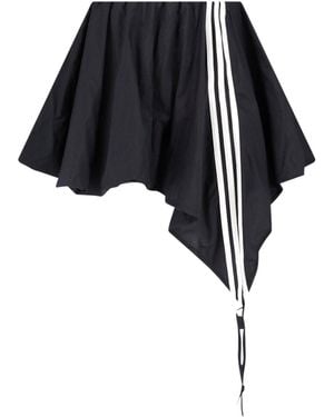 Y-3 Balloon Asymmetrical Skort Skirt - Black