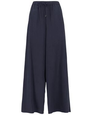 Max Mara Silk Pants - Blue