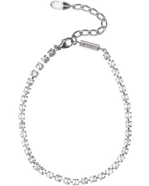 Jimmy Choo Cavigliera Cristalli - Bianco