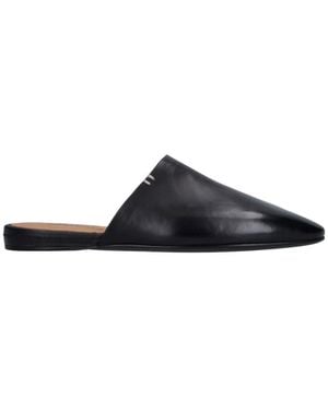 Premiata Calf Leather Mules - Black