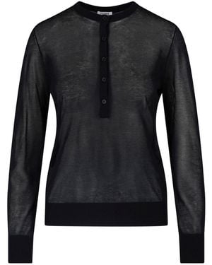 Filippa K Viscose Blend Sweater - Black