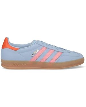 adidas gazelle silver green womens Gazelle Indoor Night Indigo White Suede Blue / 6.5 / M