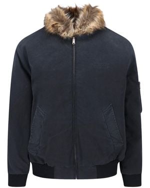 MM6 by Maison Martin Margiela Giacca Zip Reversibile - Blu