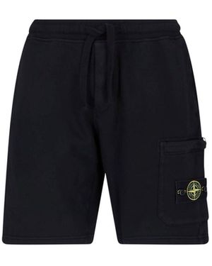 Stone Island Sports Shorts "Compass" - Blue