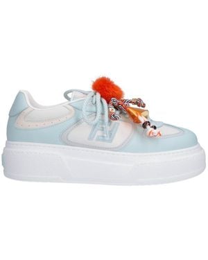 Fendi Trainers Match" - White