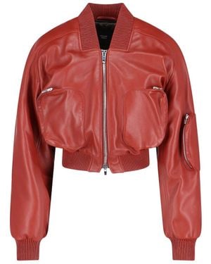 Phoebe Philo "Pocket" Bomber Jacket - Red
