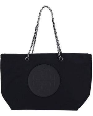 Tory Burch 'Ella' Tote Bag - Black