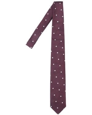 Lardini Silk Tie - Purple