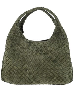 Bottega Veneta Large Handbag "Campana" - Green