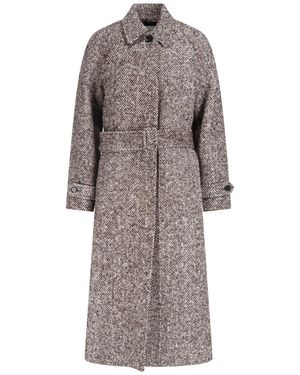 Lardini Wool Coat - Gray