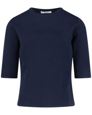 Max Mara 'Adelio' T-Shirt - Blue