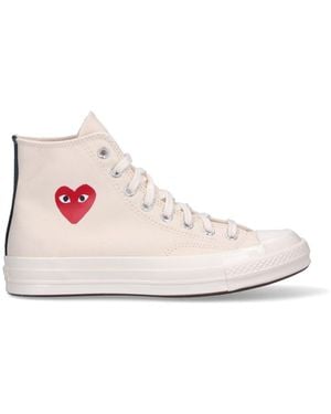 COMME DES GARÇONS PLAY Trainers Cotton - Pink